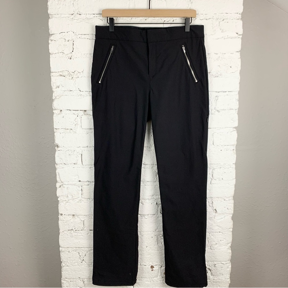 Athleta Black Straight Leg Pants - Picture 2 of 13